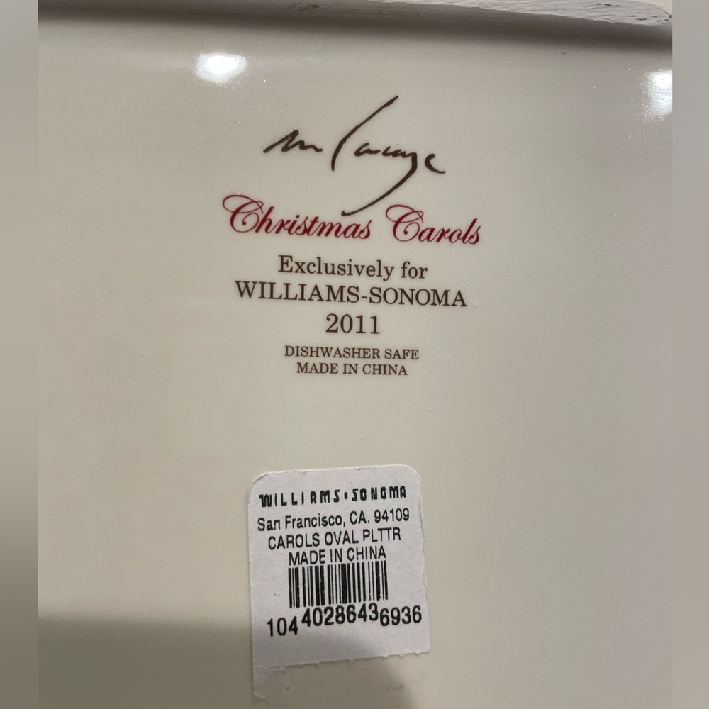 William Sonoma holiday platter - Picture 3 of 5